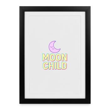 Moon Child - Framed poster (27 × 37 cm) - black - Front