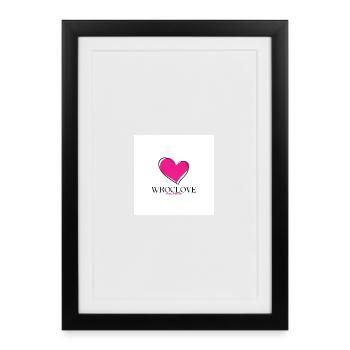 Wroclaw - Framed poster (27 × 37 cm) - black - Front