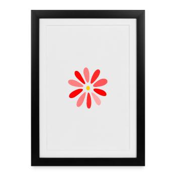 FLOWER. I CAN'T. I GARDEN. GARDEN. RETIREMENT. - Framed poster (27 × 37 cm) - black - Front