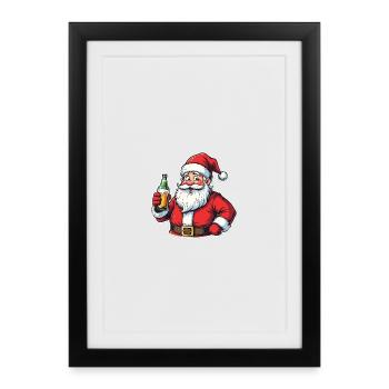 St. Nicholas Beer Joy - Framed poster (27 × 37 cm) - black - Front