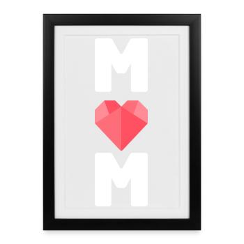 Maman drôle Mamie Motif de cadeau pour la fête des mères Humour - Affiche encadrée (27 × 37 cm) - noir - Devant