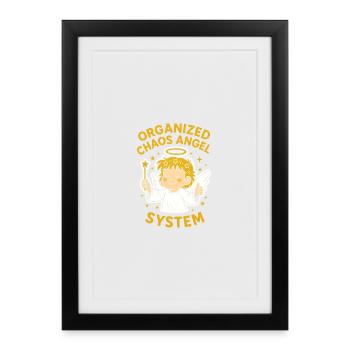 Angel System : L’ordre dans le chaos - Affiche encadrée (27 × 37 cm) - noir - Devant