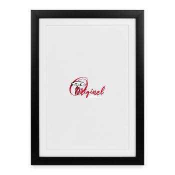 ORIGINEL EDITION version rouge - Affiche encadrée (27 × 37 cm) - noir - Devant