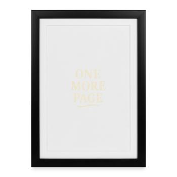 Another Page - Framed poster (27 × 37 cm) - black - Front