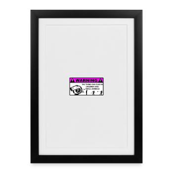Turbo Warning Kids - Framed poster (27 × 37 cm) - black - Front