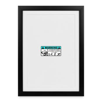 Car Sticker - Framed poster (27 × 37 cm) - black - Front