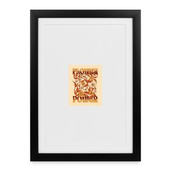 Le pouvoir des fleurs - Affiche encadrée (27 × 37 cm) - noir - Devant