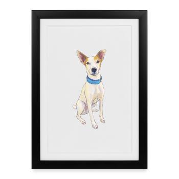 Bodeguero Andaluz - Affiche encadrée (27 × 37 cm) - noir - Devant