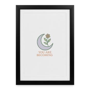 Fleur de Lune : Tu Grandiras - Affiche encadrée (27 × 37 cm) - noir - Devant