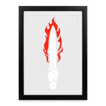 DIC DIR DAC - Framed poster (27 × 37 cm) - black - Front