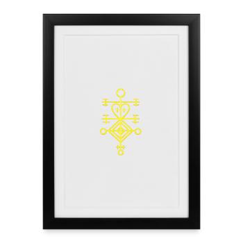 Astarstafur  - Affiche encadrée (27 × 37 cm) - noir - Devant