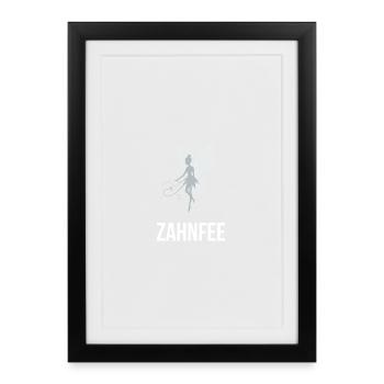 Fée des dents - Affiche encadrée (27 × 37 cm) - noir - Devant