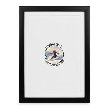 Fursona Freeride - Framed poster (27 × 37 cm) - black - Front