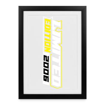 édition limitée 2006 Rally Cross Cadeau - Affiche encadrée (27 × 37 cm) - noir - Devant