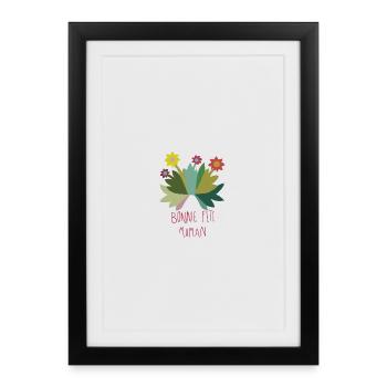 Happy Mother's Day - Framed poster (27 × 37 cm) - black - Front