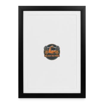 Unleash the Power | Weight Lifting & Bodybuilding - Framed poster (27 × 37 cm) - black - Front