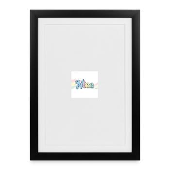 The real Nice souvenir - Framed poster (27 × 37 cm) - black - Front