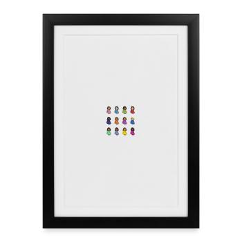 certified l0ver boy by dr4ke - Framed poster (27 × 37 cm) - black - Front