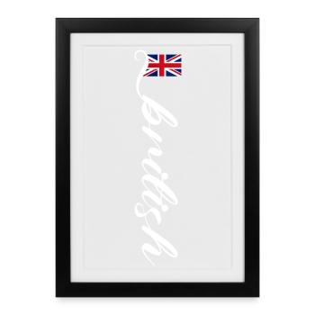 Grande-Bretagne - Affiche encadrée (27 × 37 cm) - noir - Devant