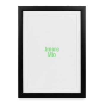 Amore Mio - Framed poster (27 × 37 cm) - black - Front