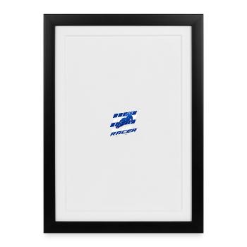 Blue Racer  - Affiche encadrée (27 × 37 cm) - noir - Devant