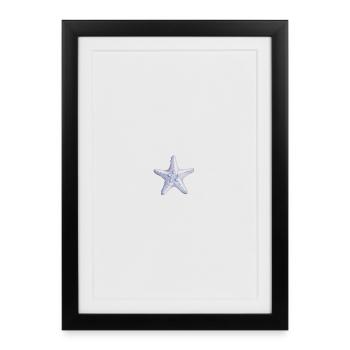 Delicate Starfish Watercolor - Framed poster (27 × 37 cm) - black - Front