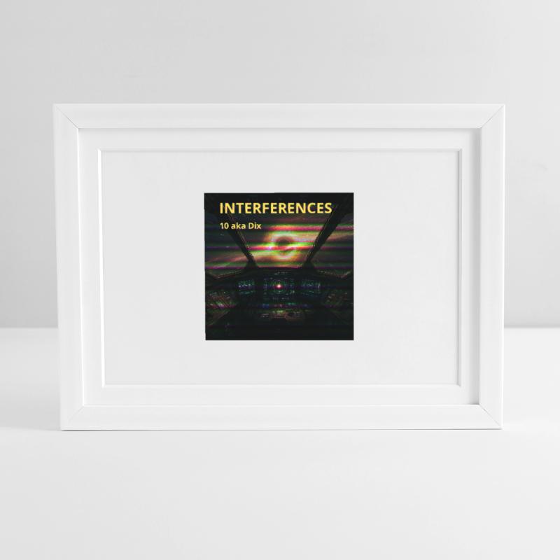 Nebula Cockpit Interference Framed poster (37 × 27 cm)