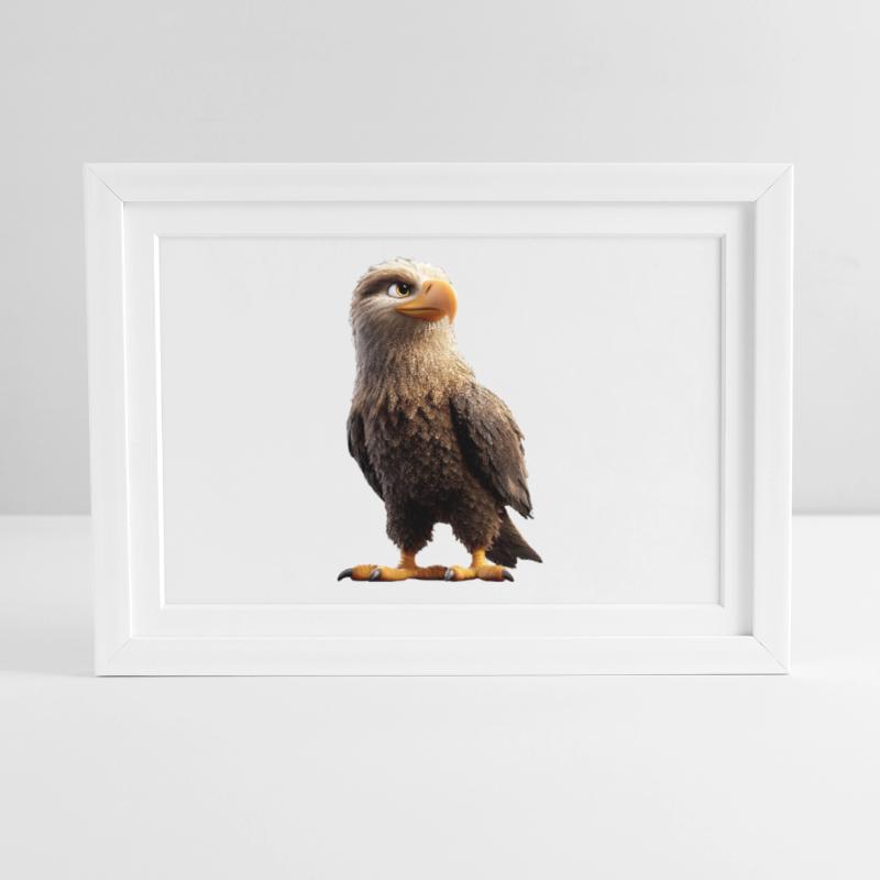 Eagle Bald Eagle Golden Eagle White-tailed Eagle Framed poster (37 × 27 cm)
