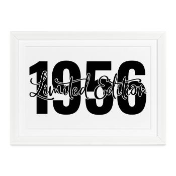 Limited edition 1956 - Gerahmtes Poster (37 × 27 cm) - Weiß - Vorne