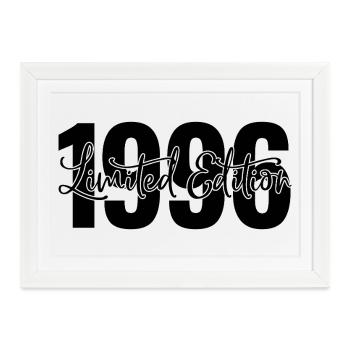Limited edition 1996 - Gerahmtes Poster (37 × 27 cm) - Weiß - Vorne
