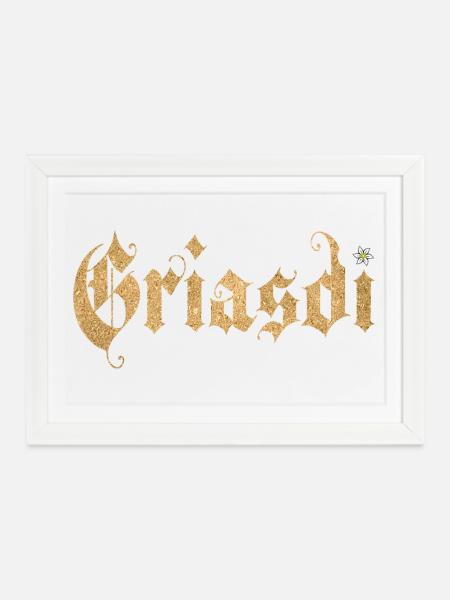 Griasdi Bayern Bayerisch - Gerahmtes Poster (37 × 27 cm) - Weiß