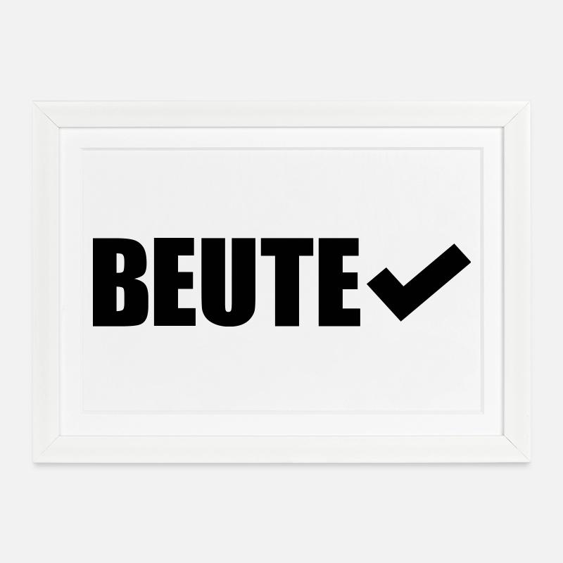 Sac - Affiche encadrée (37 × 27 cm) - blanc
