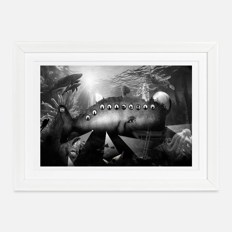 Croisière de rêve - Affiche encadrée (37 × 27 cm) - blanc