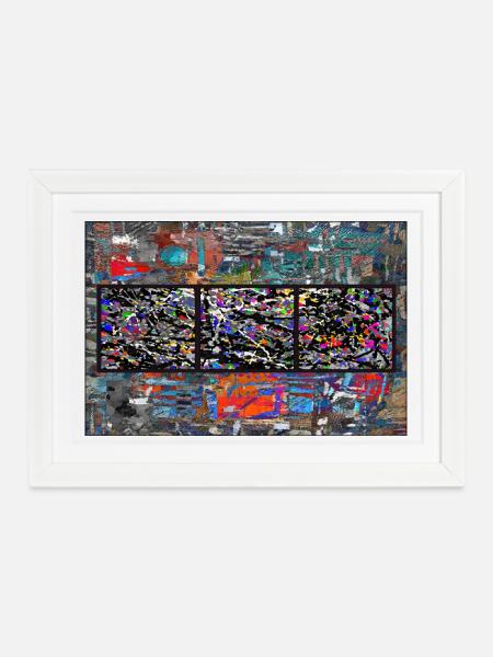 Trjptjchinski - Gerahmtes Poster (37 × 27 cm) - Weiß