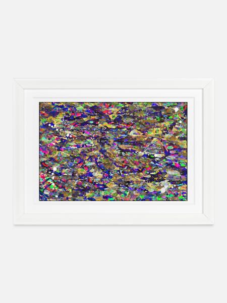 letitenho - Gerahmtes Poster (37 × 27 cm) - Weiß