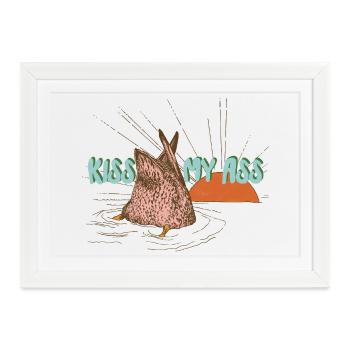 DU KANNST MICH MAL - Gerahmtes Poster (37 × 27 cm) - Weiß - Vorne