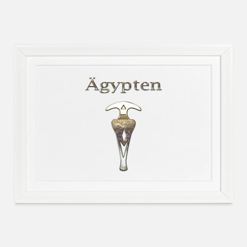 Egypte 59 - Affiche encadrée (37 × 27 cm) - blanc
