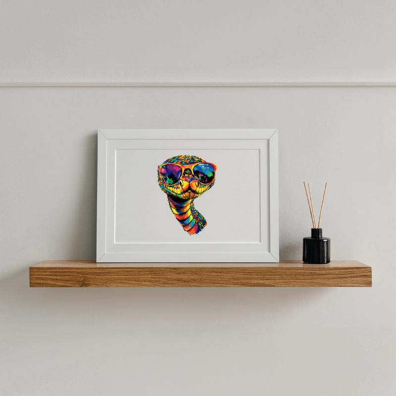 snake, python, cobra, rattlesnake, snakes Framed poster (37 × 27 cm)