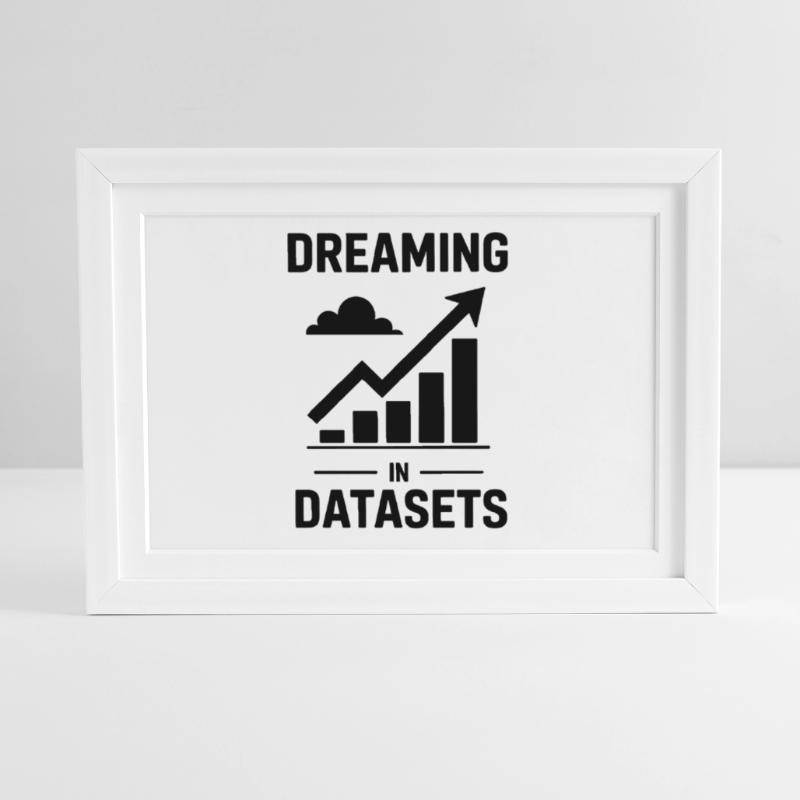 Data Analyst Saying Funny Data Analyst Gift Framed poster (37 × 27 cm)