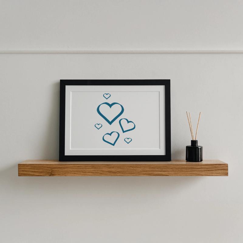 Muttertags Geschenk Mutter Muttertag Geschenkidee  Gerahmtes Poster (37 × 27 cm)