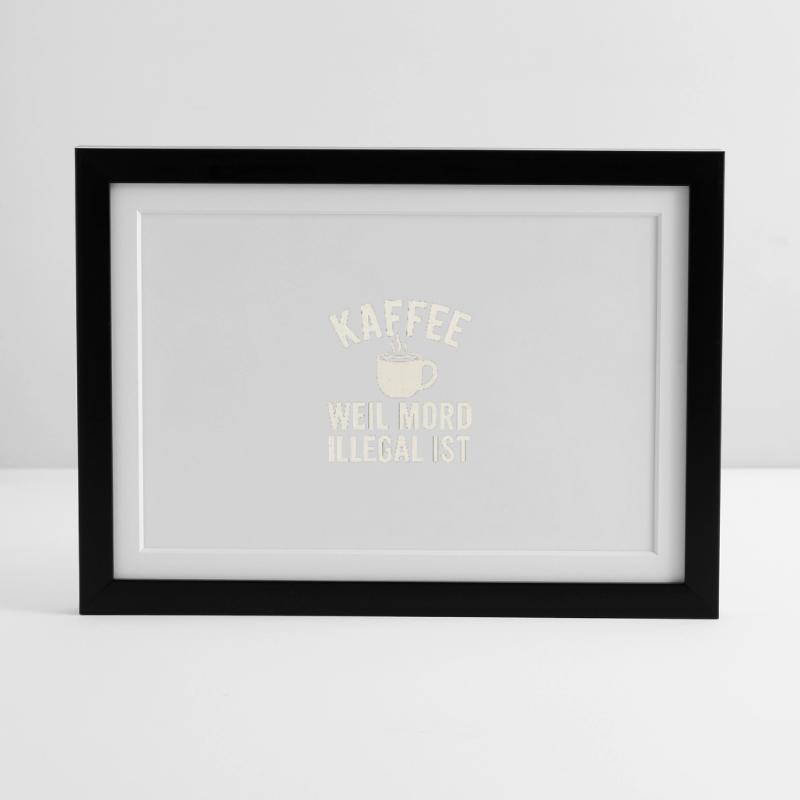Lorena's go dunkle Farben entfernt Gerahmtes Poster (37 × 27 cm)