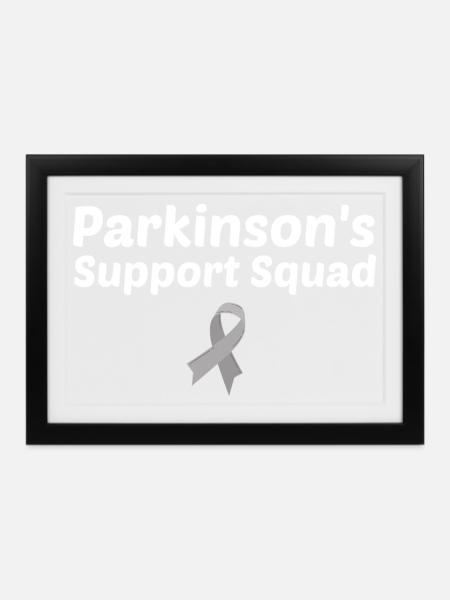 Parkinson-Unterstützungstrupp - Gerahmtes Poster (37 × 27 cm) - Schwarz
