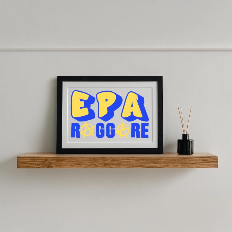 Epa Raggare Punk Gerahmtes Poster (37 × 27 cm)