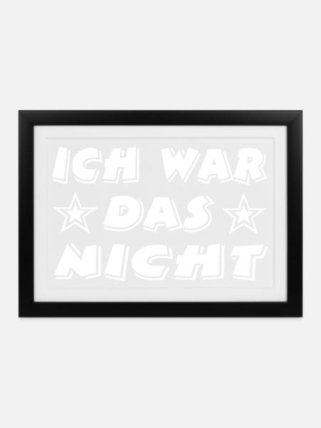 Auto - Gerahmtes Poster (37 × 27 cm) - Schwarz