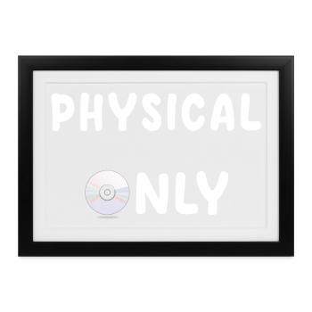Keine Disc, kein Kauf. - Gerahmtes Poster (37 × 27 cm) - Schwarz - Vorne