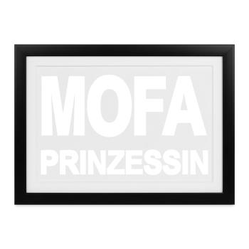 Mofa - Gerahmtes Poster (37 × 27 cm) - Schwarz - Vorne