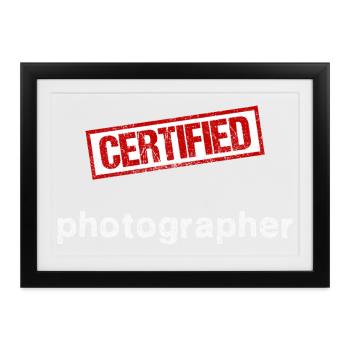 Photograph - Gerahmtes Poster (37 × 27 cm) - Schwarz - Vorne