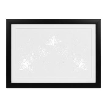 MOTTEN - Gerahmtes Poster (37 × 27 cm) - Schwarz - Vorne