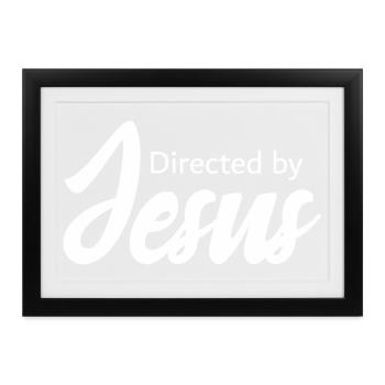 Regie_Jesus Statement  - Gerahmtes Poster (37 × 27 cm) - Schwarz - Vorne