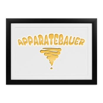 Style Apparatebauer - Gerahmtes Poster (37 × 27 cm) - Schwarz - Vorne